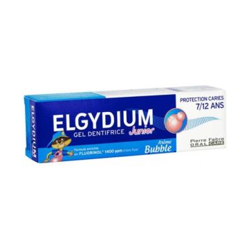 Elgydium Junior Bubble Детска паста за зъби за защита от кариес за деца от 7 до 12 години х50 мл