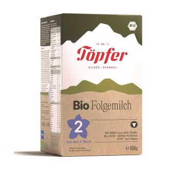 Topfer Lactana Bio 2 Адаптирано био преходно мляко за деца над 6 месечна възраст х600 грама