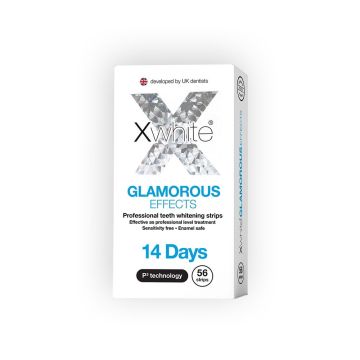 XWhite Glamorous Effect Избелващи ленти за зъби x56 броя