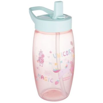 Canpol babies Unicorn Детска чаша със сгъваема сламка 4г+ x400 мл - 56/618