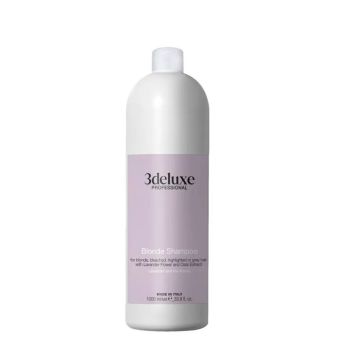 3DeLuxe Blonde Нежен шампоан за руса коса x1 литър