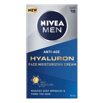 Nivea Men Active Age Hyaluron Крем за лице против бръчки x50 мл