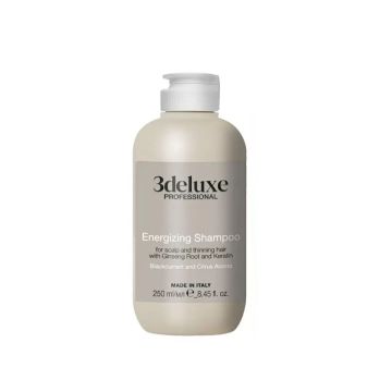3DeLuxe Energizing Шампоан за изтъняваща коса, склонна към косопад x250 мл