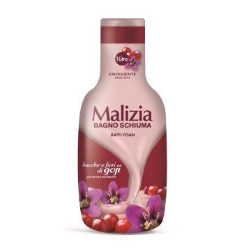 Malizia Хидратираща душ-пяна с годжи бери и цветя x1000 мл