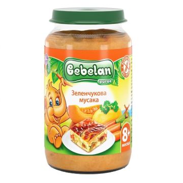 Bebelan Пюре зеленчукова мусака за деца над 8 месеца х220 грама - 5527