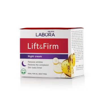 Aroma Labora Lift&Firm Нощен крем за лице против стареене на кожата х50 мл