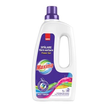 Sano Mix & Wash Течен перилен препарат x1 л, 20 пранета