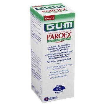 GUM Paroex Вода за уста за краткотрайно лечение x300 мл