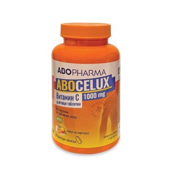 Abocelux Витамин C 1000 mg, с вкус на портокал х60 дъвчащи таблетки ABOPharma