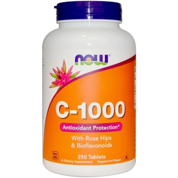 Витамин С 1000мг х250 таблетки Now Foods