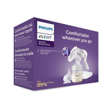 Avent Ръчна помпа за изцеждане на кърма Natural Motion SCF430/10