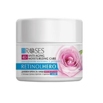 Nature of Agiva Roses Retinol Hero Крем за лице и деколте против бръчки 40+ x50 мл