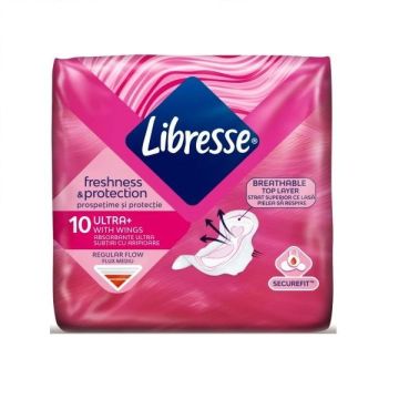 Libresse Fresh Protect Ultra Thin Дамски превръзки х10 броя