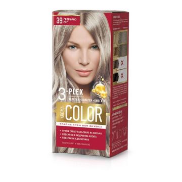 Aroma Color Дълготрайна крем-боя за коса, 39 Сребърно рус