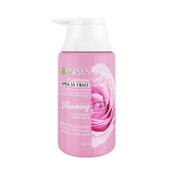 Nature of Agiva Roses Blooming Хидратиращ крем за тяло с розова вода и ретинол x300 мл