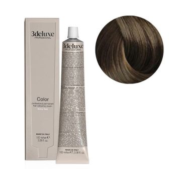 3Deluxe Colour Трайна боя за коса с арганово масло и екстракт от невен, цвят 7.0