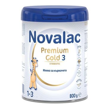 Novalac Premium Gold 3 Мляко за малки деца от 1 до 3 години х800 грама
