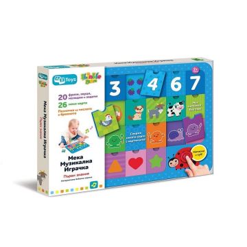 Thinkle Stars Мека музикална играчка Първи знания за деца над 2 години