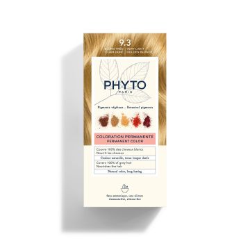 Phyto Color Дълготрайна боя за коса, 9.3 Very Light Blond Gold