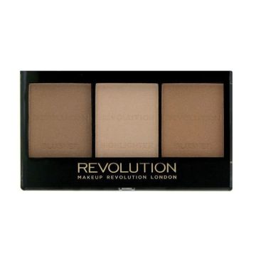 Revolution Ultra Sculp & Contour Палитра за контуриране, Ultra Light/Medium C04