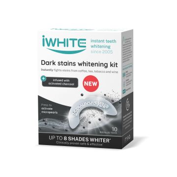 iWhite Instant Dark Stains Гел-шини за незабавно избелване на зъби х10 броя