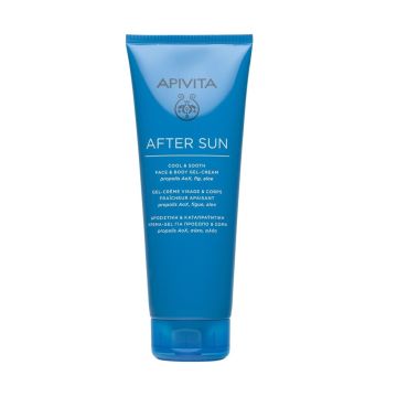 Apivita After Sun Успокояващ и охлаждащ гел-крем за след слънце за лице и тяло x200 мл