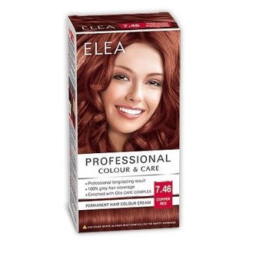 Elea Professional Боя за коса, цвят 7,46 Copper Red