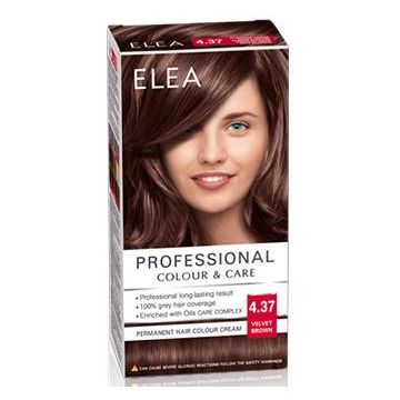 Elea Professional Боя за коса, цвят 4,37 Velvet Brown