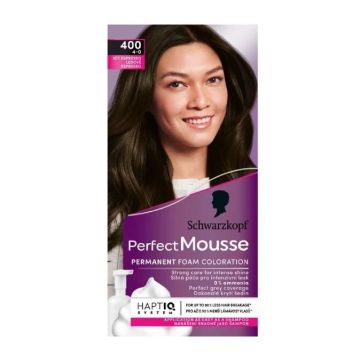 Schwarzkopf Perfect Mousse Трайна мус-боя без амоняк, 400 Icy Espresso