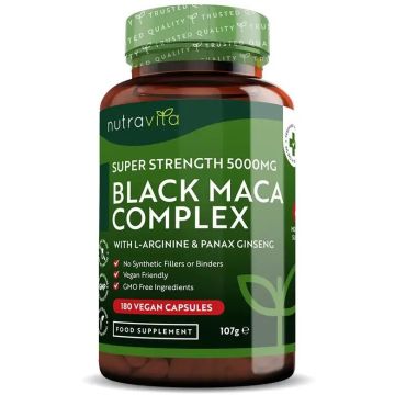 Черна мака комплекс 5000mg х180 капсули Nutravita