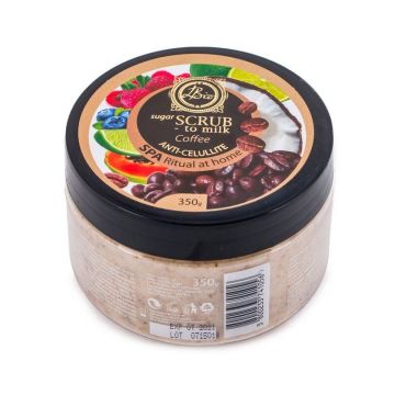 Linea Bio SPA Скраб за тяло с кофеин и антицелулитно действие х350 грама