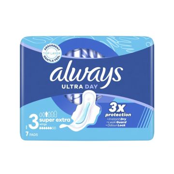 Always Ultra Day Дамски превръзки х7 броя