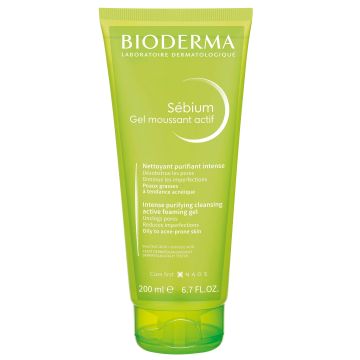 Bioderma Sebium Почистващ гел за лице за склонна към акне кожа x200 мл