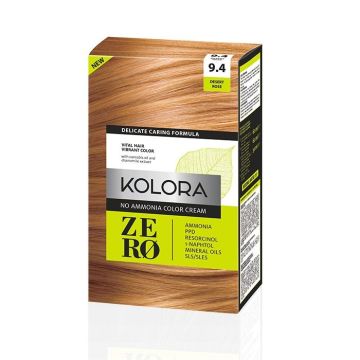 Kolora Zero Безамонячна полутрайна крем-боя за коса 9.4 Пустинна роза
