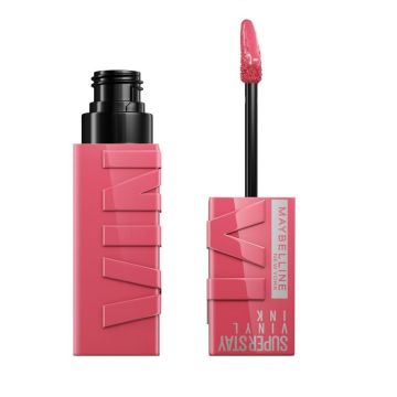 Maybelline SuperStay Vinyl Ink Течно червило за устни със сияен завършек, 155 Upbeat
