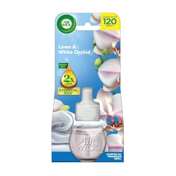 Air Wick Linen & White Orchid Пълнител за електрически ароматизатор х19 мл
