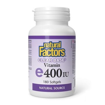 Витамин E Clear Base 400 IU х180 софтгел капсули Natural Factors