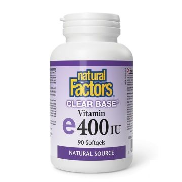 Витамин E Clear Base 400 IU х90 софтгел капсули Natural Factors