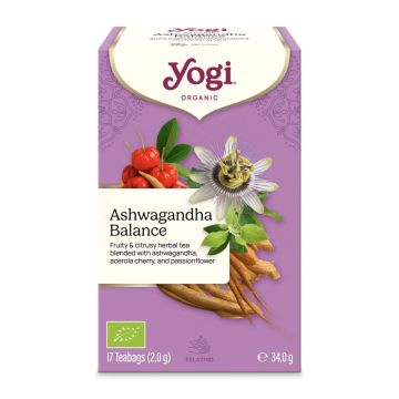 Yogi Tea Ашваганда Баланс Био аюрведичен чай х17 пакетчета