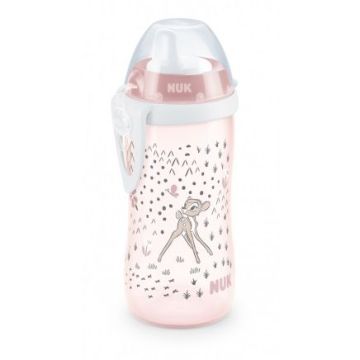 Nuk Kiddy Cup Неразливаща чаша с твърд накрайник за деца над 12 месеца x300 мл, Bambi