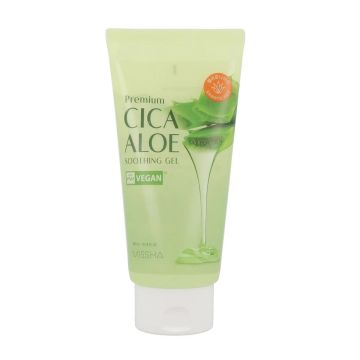 Missha Premium Cica Aloe Хидратиращ и успокояващ гел за лице и тяло с алое вера х300 мл