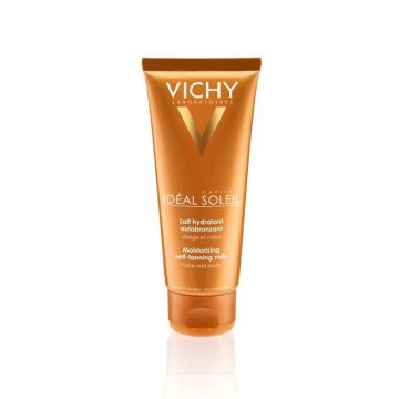 Vichy Capital Soleil Автобронзиращо мляко за лице и тяло за чувствителна кожа x100мл