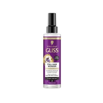 Gliss Full Hair Wonder Спрей балсам за лесно разресване за тънка коса х200
