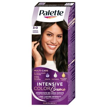 Palette Intensive Color Creme Дълготрайна крем боя за коса, 3-0 Dark Brown