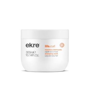Ekre Life Curl Маска за къдрава и непокорна коса с антистатичен ефект x300 мл