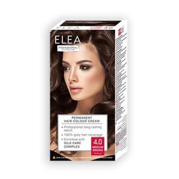 Elea Professional Боя за коса, цвят 4,0 Medium Brown