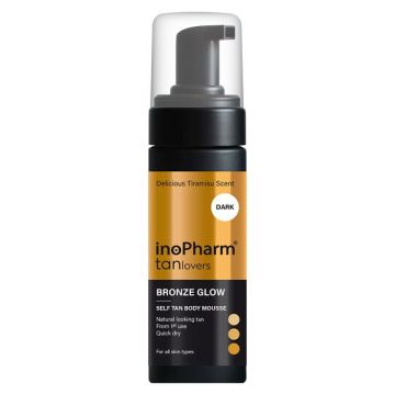 InoPharm TanLovers Автобронзант за тяло x150 мл, Dark