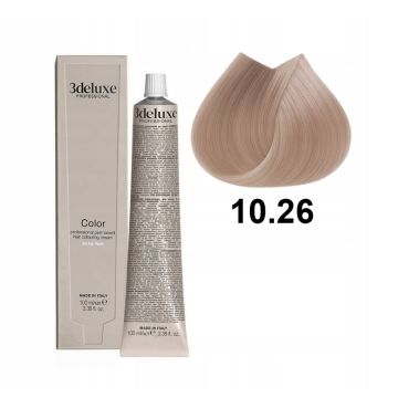3Deluxe Colour Трайна боя за коса с арганово масло и екстракт от невен, цвят 10.26