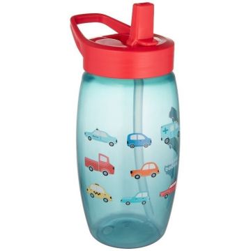 Canpol babies Cars Детска чаша със сгъваема сламка 4г+ x400 мл - 56/618