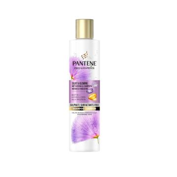 Pantene Pro-V Miracles Silky & Glowing Шампоан за коса с биотин и копринен протеин х225 мл